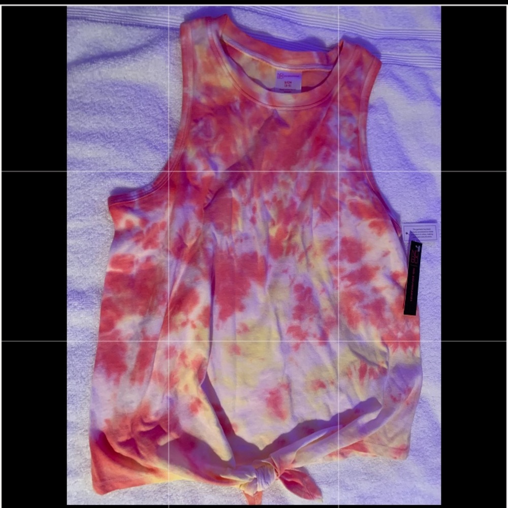 Two Tye dye tanks. juniors both size small